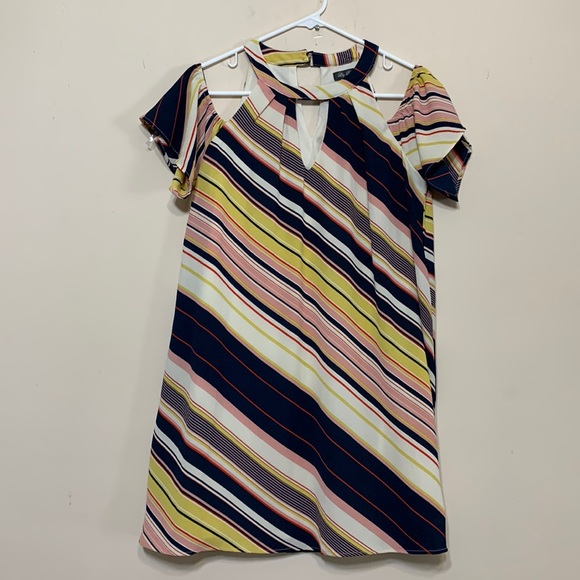 Lily Rose cold shoulder dress